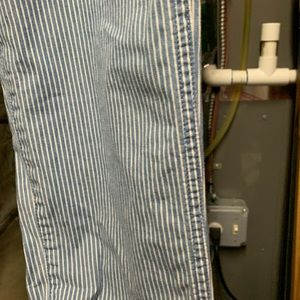 Women's striped jeans